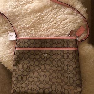 Coach Signature File Bag